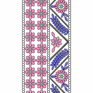 Lace Embroidery Design 30400