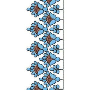 New Latest Style Embroidery Lace Design 3197