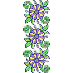 Needle Print Embroidery Lace Design 3198