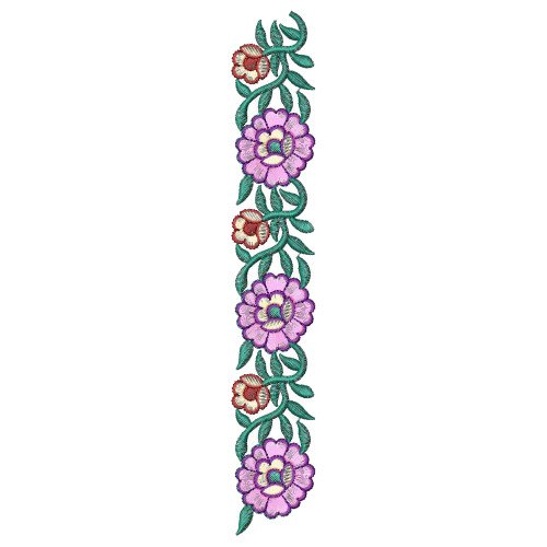 3226 Student Choice Simple Floral Embroidery Design