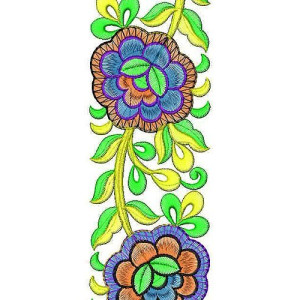 3231 Real Normal Embroidery Lace Design