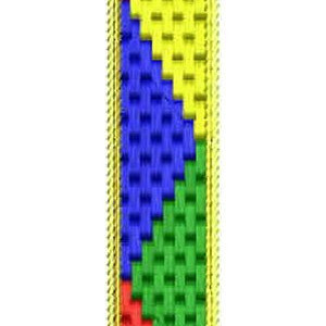 Lace Phulkari Embroidery Design 3368