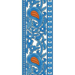 Designer Sling Bag Border Embroidery Design