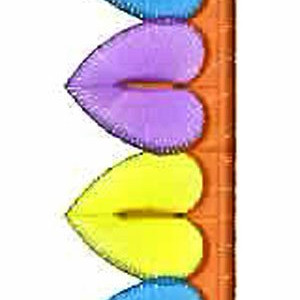 Footwear Embroidery Border Design