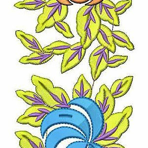 Lucky Floral Embroidery Design