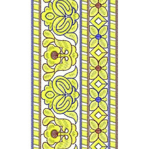 The Nigerian Fashion | Border Embroidery Design