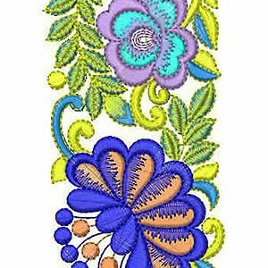 Bhagalpuri Lace Embroidery Design