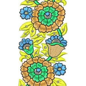 Beautiful Jalabiya Border Embroidery Design