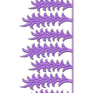 Hijab Border Embroidery Design