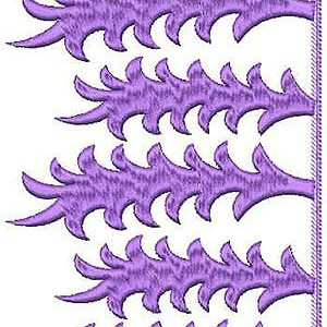 Hijab Border Embroidery Design