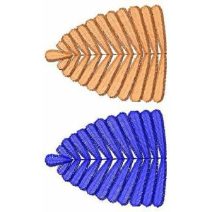 Cap Shape Border Embroidery Design