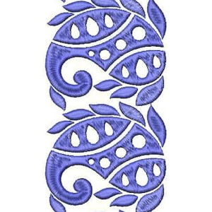 Designer Hijab Fashion Embroidery Design