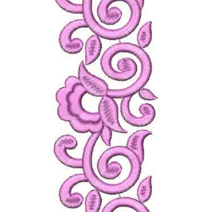 Galebiya Sleeve Border Embroidery Design