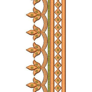 Border Embroidery Designs 3612
