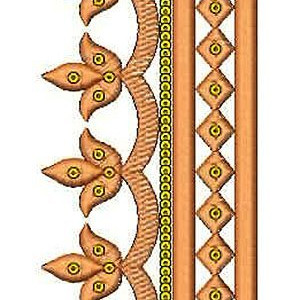 Border Embroidery Designs 3612