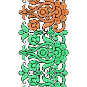 Farasha Border Lace Brocade Embroidery Design