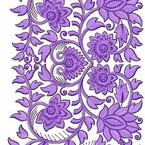 Allover Wool Dress Embroidery Design