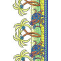 Beach Embroidery Design
