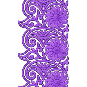 Machine Embroidery Lace Design