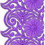 Machine Embroidery Lace Design