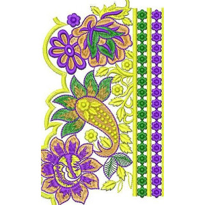 Irish Fashion Lace Embroidery Design