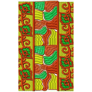 Arabian Dresses Lace Embroidery Design