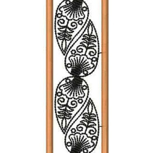 Border Embroidery Design 4155