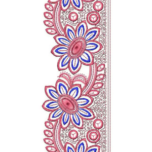 3mm Sequins Saree & Dress Lace Border Brocade