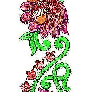 Fashion Embroidery Belt Clothing Embroidery Design