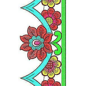 Embroidery Belt Border Lace Design