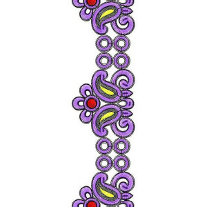 Bodysuit Lace Embroidery Cording Design