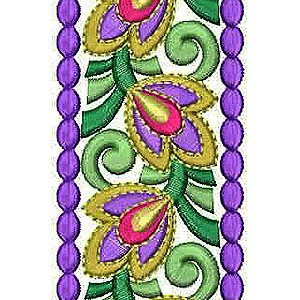 Bride Lace Border Brocade Embroidery Design