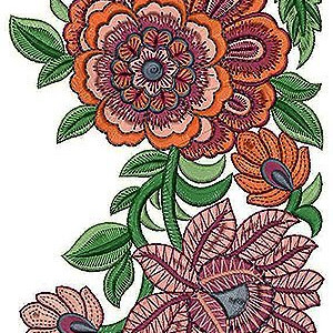 Dallas Embroidery Trendy Border Lace Design