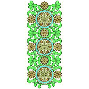 4768 Caucasian Rug Lace Embroidery Design