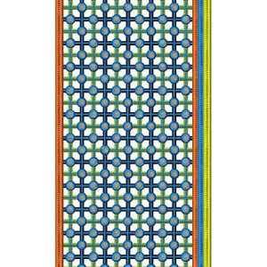 Continuous Lace Border Embroidery Design