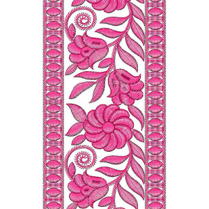 Southwestern Fashion Lace Embroidery Design