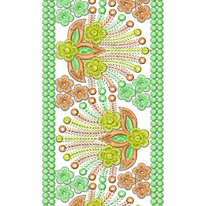 Paris Fashion Clothing Lace Embroidery Design