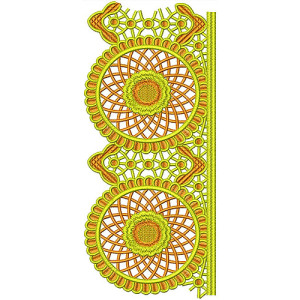 Nice Embroidery Machine Lace Design