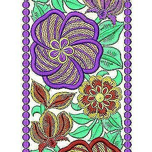 Farasha Brocade Lace Border Embroidery Design