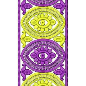 East Indian Dress Lace Embroidery Design