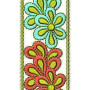 Vibrant Look Lace Border Brocade Embroidery Design