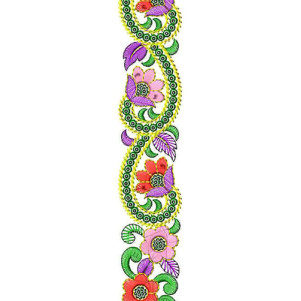 Formal Party Dress Lace Embroidery Design