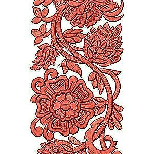 Cotton Fabric Designer Lace Border Brocade Embroidery Design