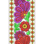 Embroiderey Belt Border Lace Design