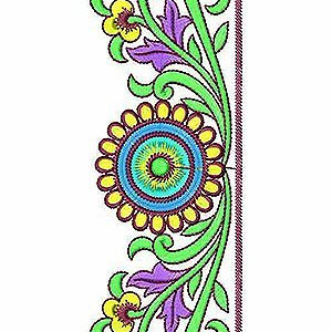 Creative Embroidery Design Lace Border Brocade