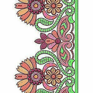 Border Lace Embroidery Design