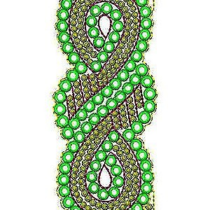 Pashtun Clothing Designer Lace Border Embroidery Design