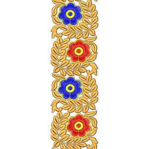 Tiny Flowers Lace Embroidery Design