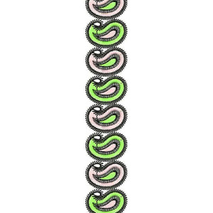 Bridal Lace Fabric Embroidery Design