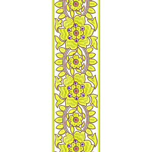 Beaded Wedding Fabric Lace Embroidery Design